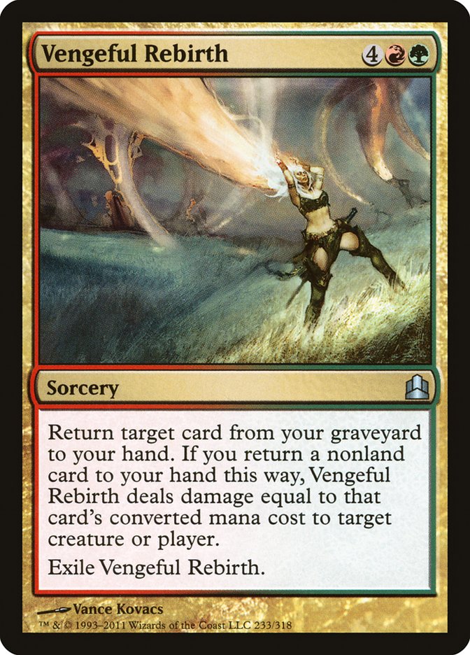 Vengeful Rebirth [Commander 2011] | Devastation Store