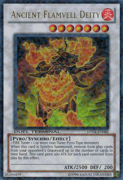 Ancient Flamvell Deity [DT04-EN088] Ultra Rare | Devastation Store