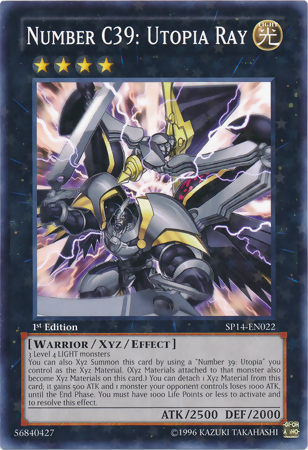 Number C39: Utopia Ray [SP14-EN022] Starfoil Rare | Devastation Store
