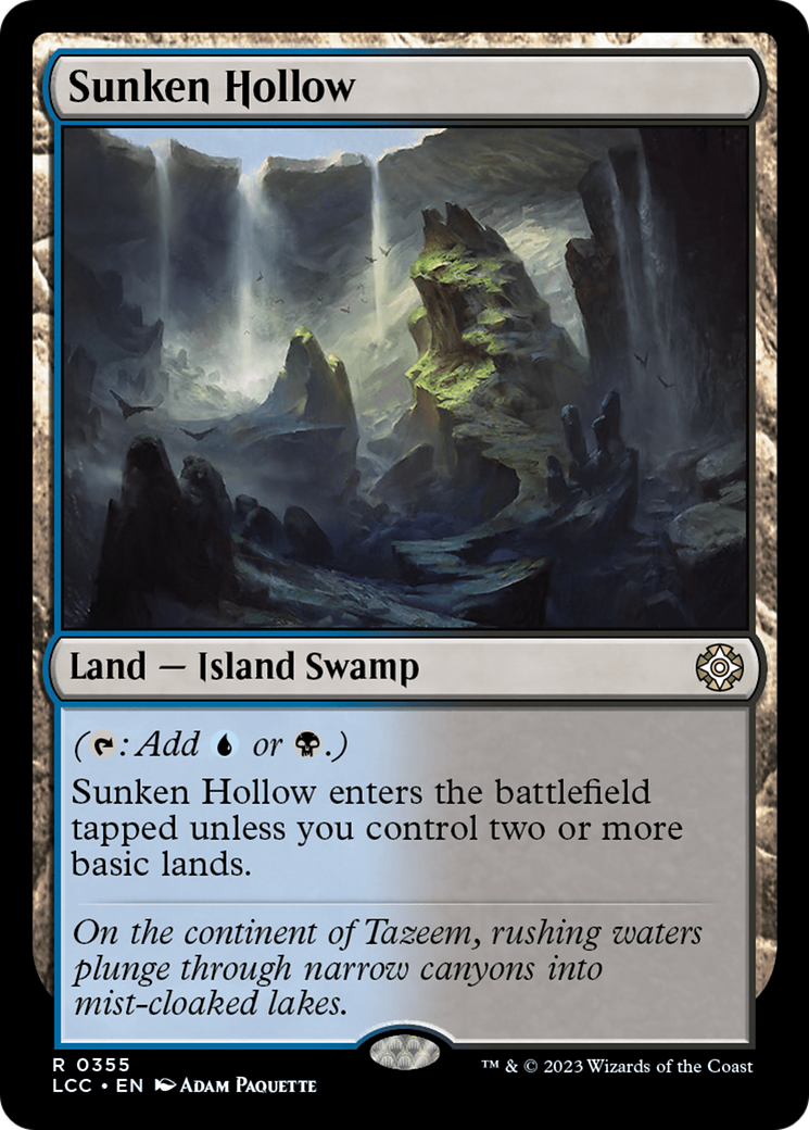 Sunken Hollow [The Lost Caverns of Ixalan Commander] | Devastation Store