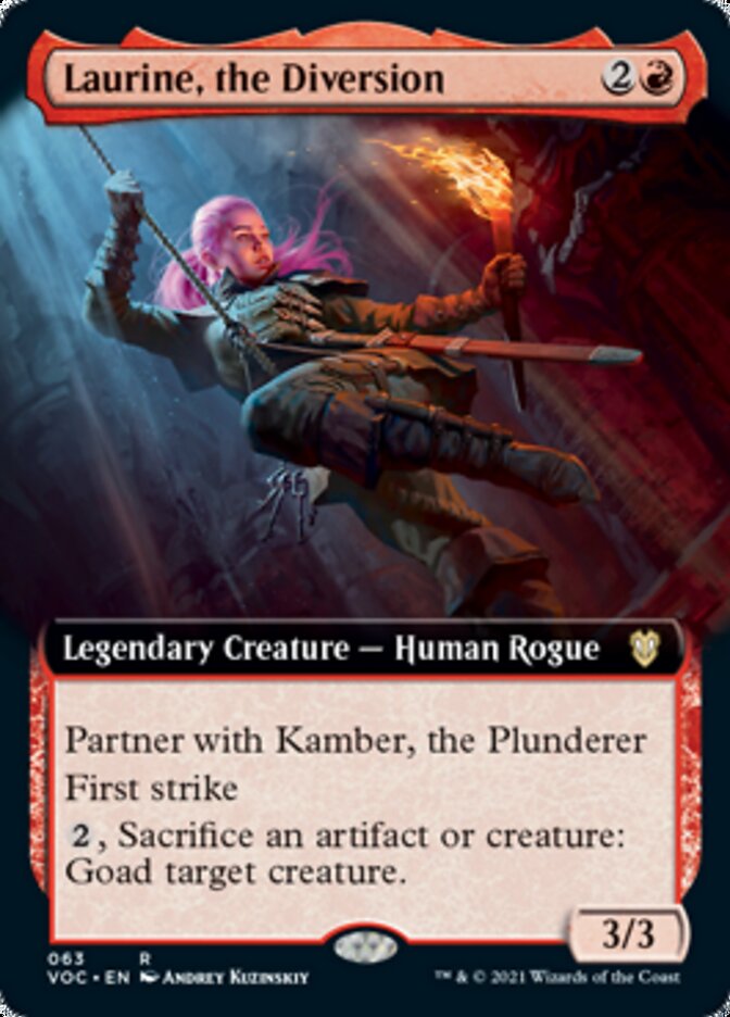 Laurine, the Diversion (Extended) [Innistrad: Crimson Vow Commander] | Devastation Store