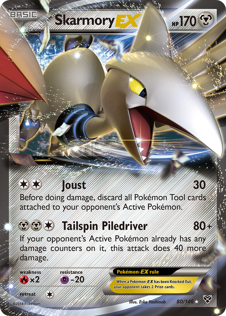 Skarmory EX (80/146) [XY: Base Set] | Devastation Store
