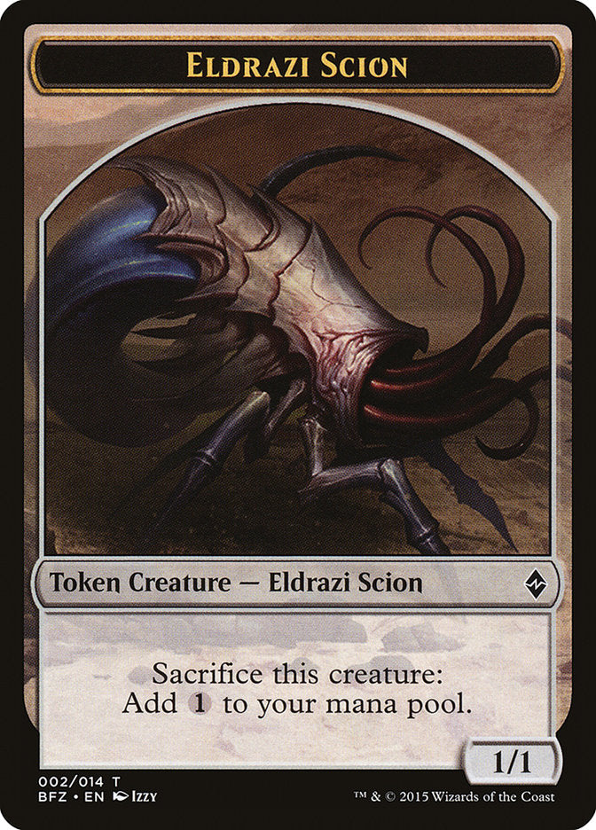 Eldrazi Scion (002/014) [Battle for Zendikar Tokens] | Devastation Store