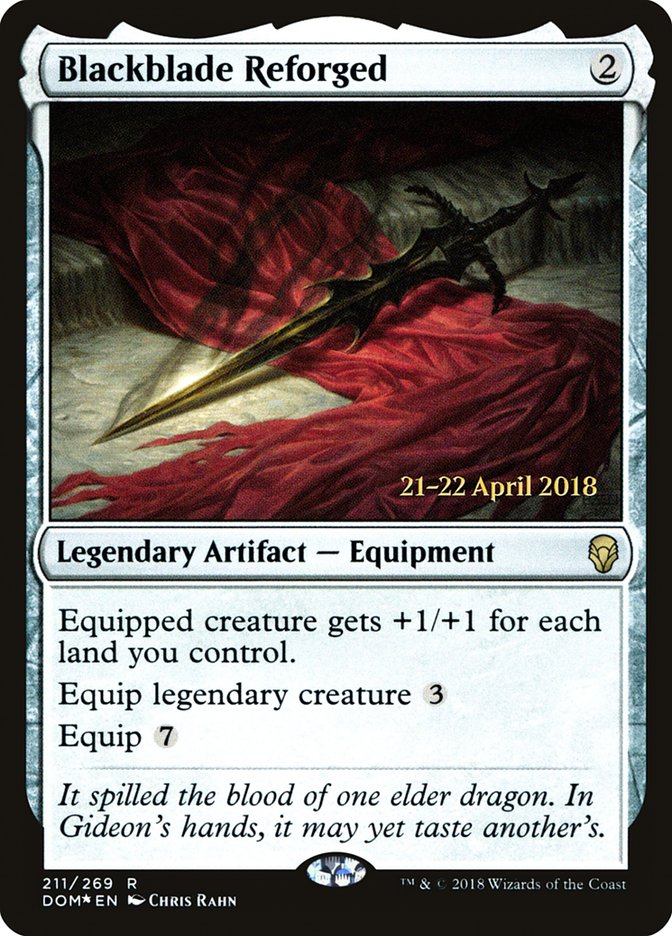 Blackblade Reforged  [Dominaria Prerelease Promos] | Devastation Store
