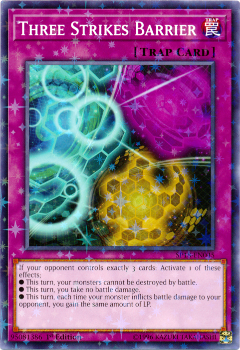 Three Strikes Barrier [SP18-EN045] Starfoil Rare | Devastation Store