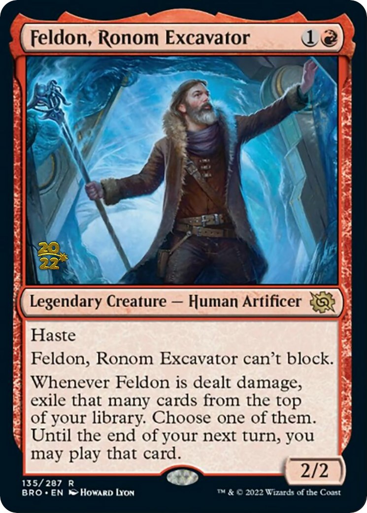 Feldon, Ronom Excavator [The Brothers' War Prerelease Promos] | Devastation Store
