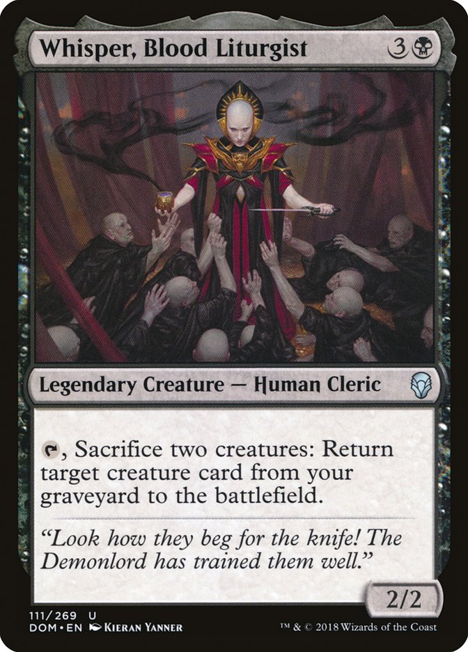 Whisper, Blood Liturgist [Dominaria] - Devastation Store | Devastation Store
