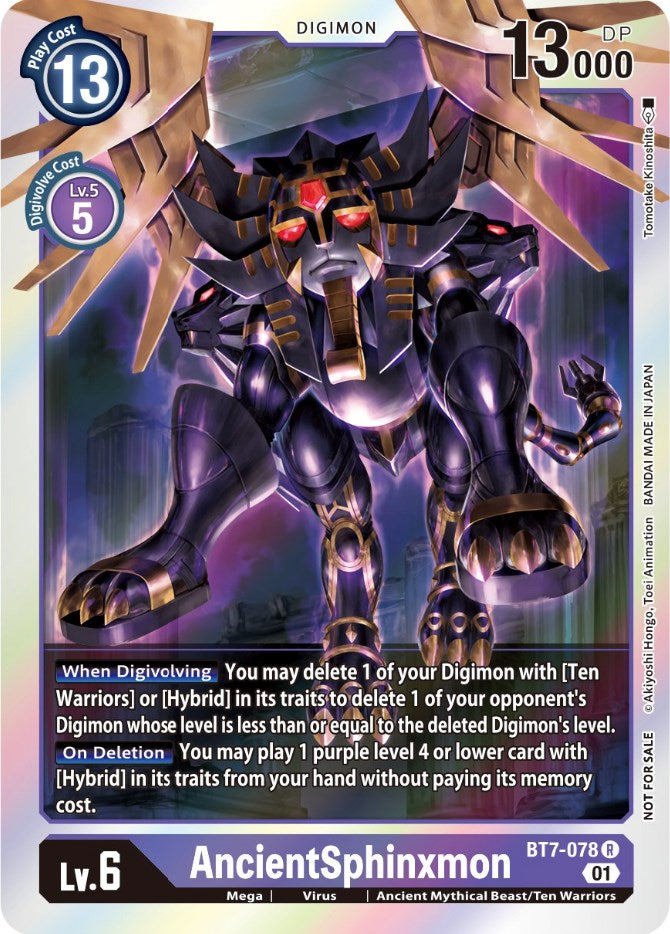 AncientSphinxmon [BT7-078] (Event Pack 3) [Next Adventure Promos] | Devastation Store