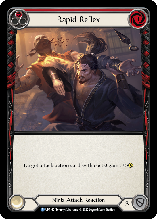 Rapid Reflex (Red) [UPR162] (Uprising)  Rainbow Foil | Devastation Store