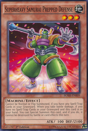 Superheavy Samurai Prepped Defense [BOSH-EN009] Common | Devastation Store