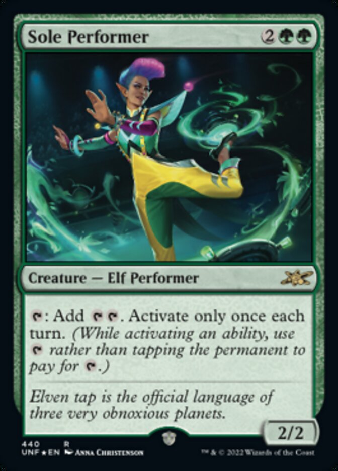 Sole Performer (Galaxy Foil) [Unfinity] | Devastation Store