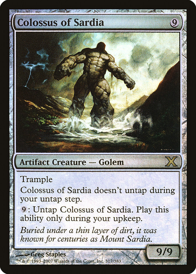 Colossus of Sardia (Premium Foil) [Tenth Edition] | Devastation Store