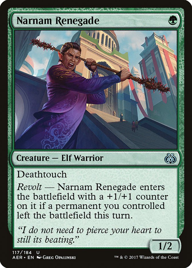 Narnam Renegade [Aether Revolt] - Devastation Store | Devastation Store