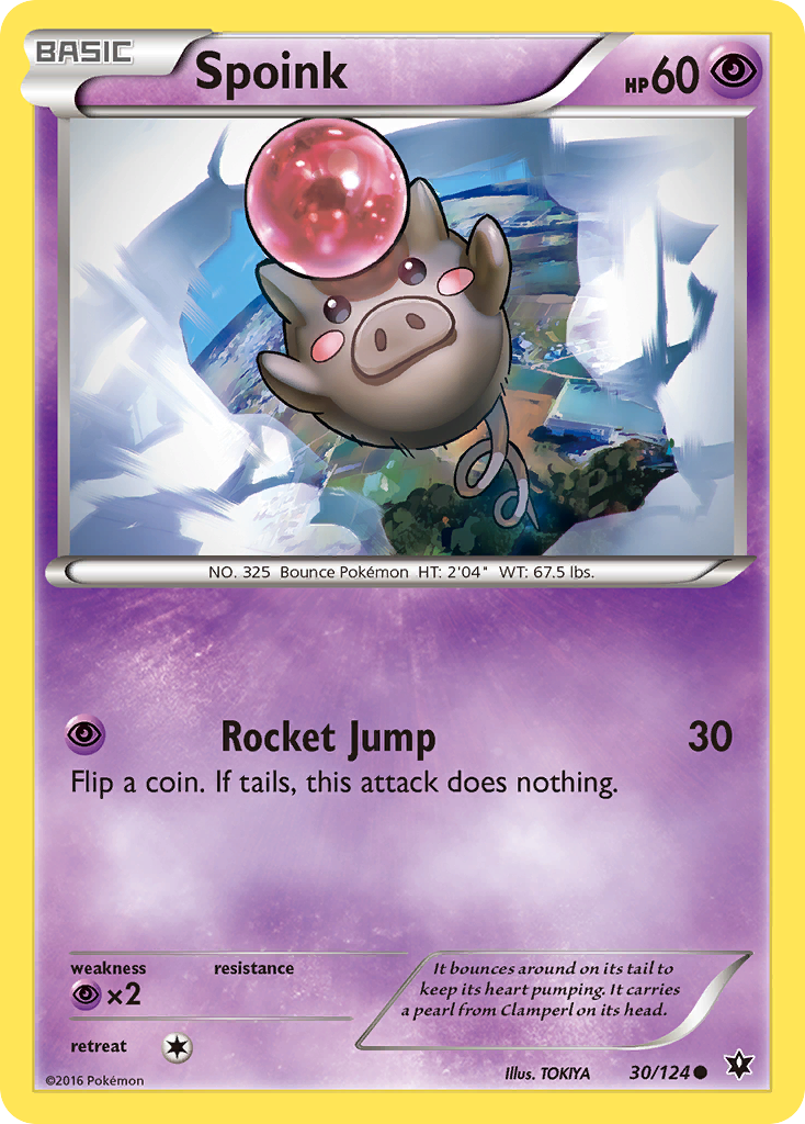 Spoink (30/124) [XY: Fates Collide] | Devastation Store