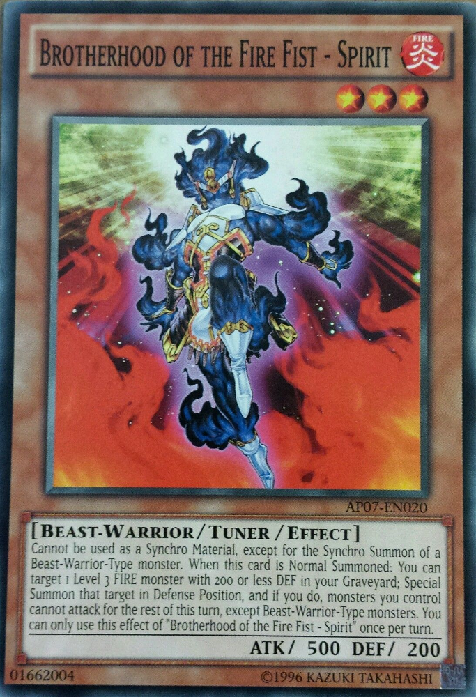 Brotherhood of the Fire Fist - Spirit [AP07-EN020] Common | Devastation Store