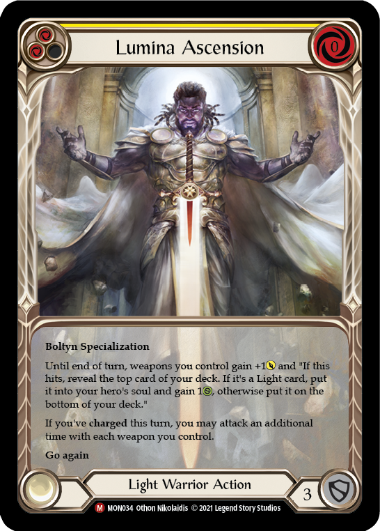 Lumina Ascension (Extended Art Rainbow Foil) [MON034-EA] 1st Edition Rainbow Foil - Devastation Store | Devastation Store