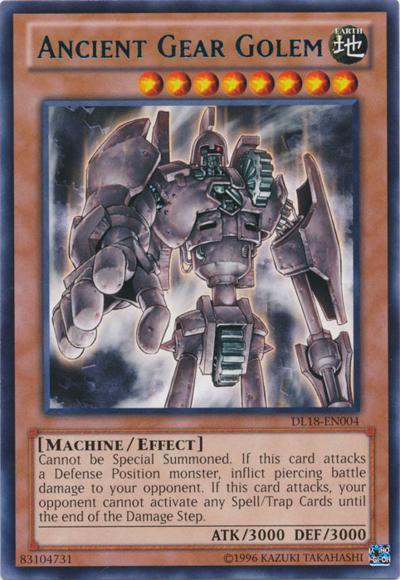 Ancient Gear Golem (Green) [DL18-EN004] Rare | Devastation Store