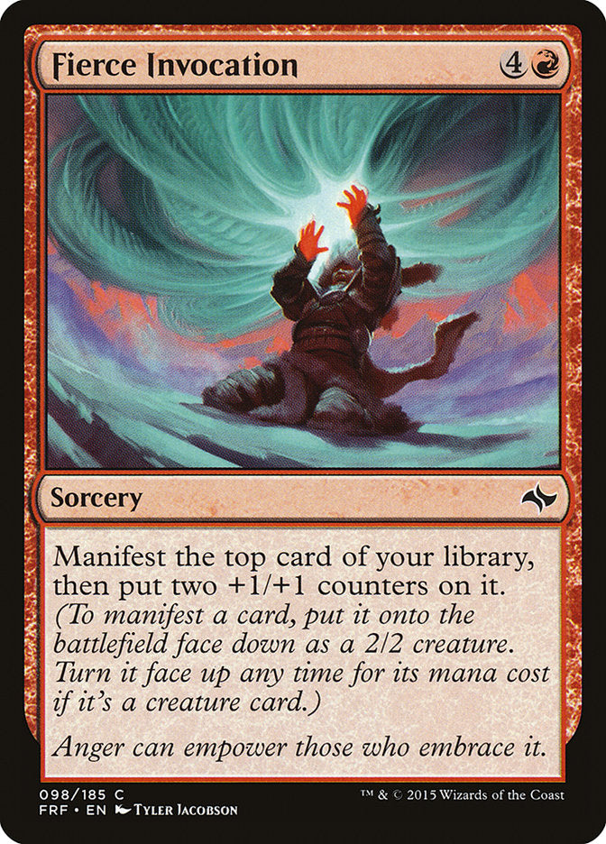 Fierce Invocation [Fate Reforged] - Devastation Store | Devastation Store