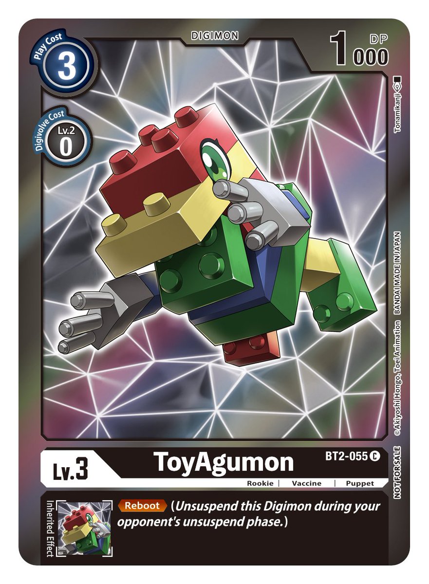 ToyAgumon [BT2-055] (Event Pack 2) [Release Special Booster Ver.1.0] | Devastation Store