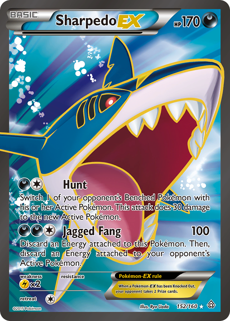 Sharpedo EX (152/160) [XY: Primal Clash] | Devastation Store