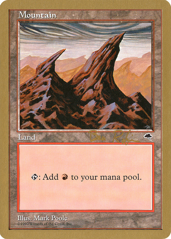 Mountain (br344) (Ben Rubin) [World Championship Decks 1998] | Devastation Store