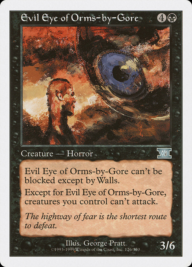 Evil Eye of Orms-by-Gore [Classic Sixth Edition] | Devastation Store