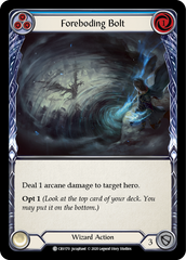 Foreboding Bolt (Blue) [CRU170] 1st Edition Normal - Devastation Store | Devastation Store