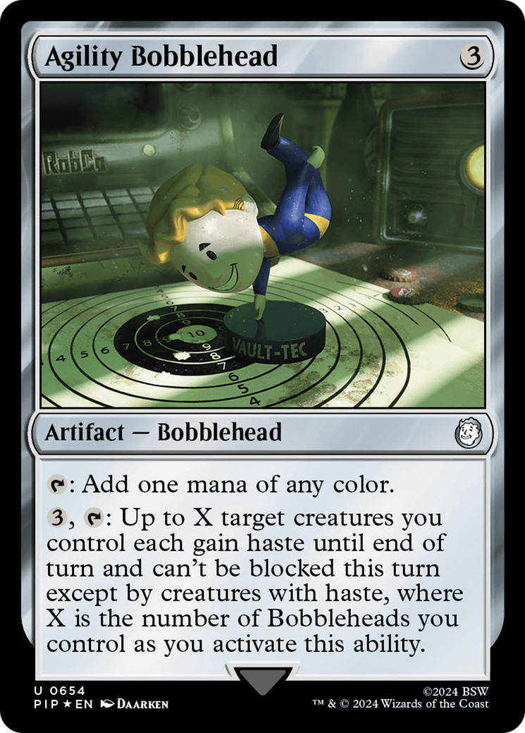 Agility Bobblehead (Surge Foil) [Fallout] | Devastation Store