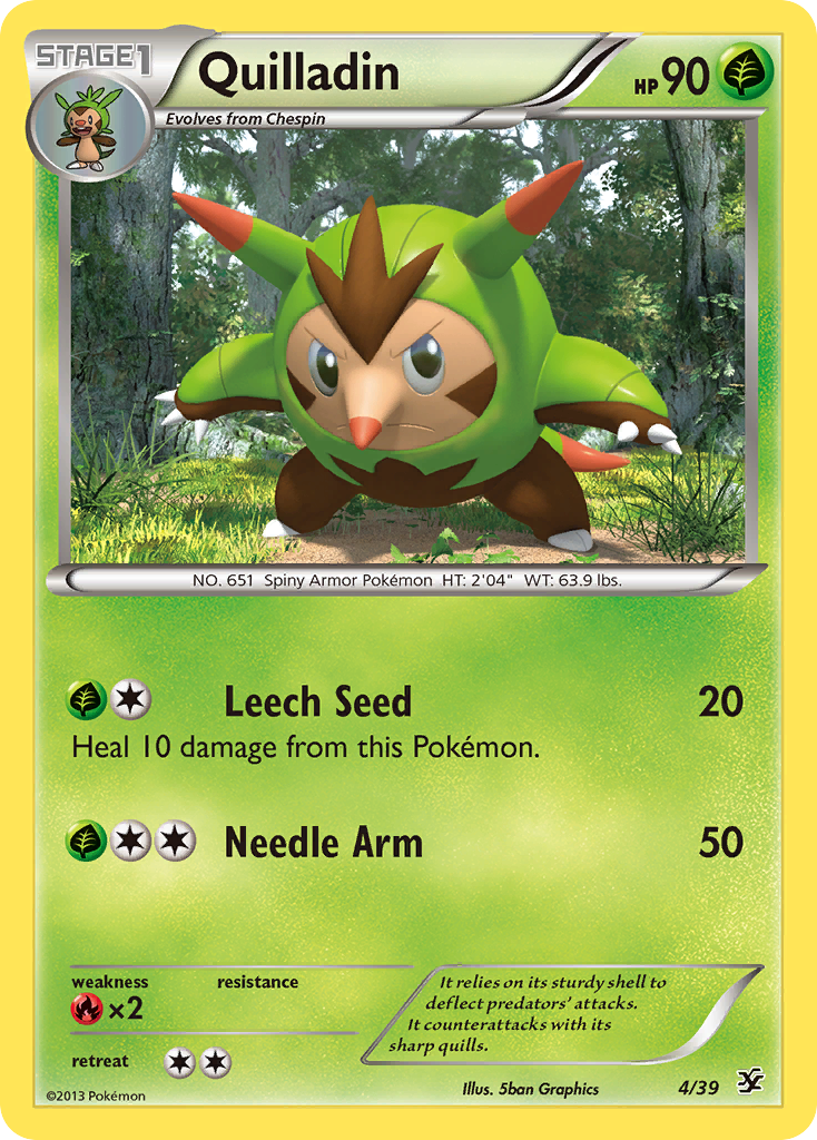 Quilladin (4/39) [XY: Kalos Starter Set] | Devastation Store