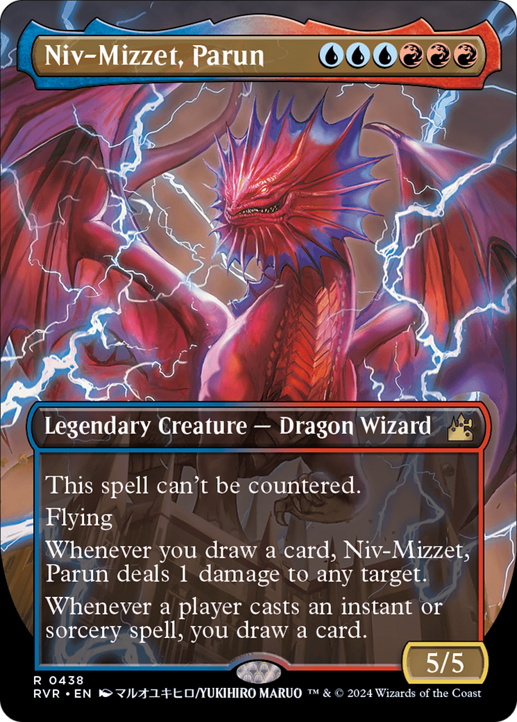 Niv-Mizzet, Parun (Anime Borderless) [Ravnica Remastered] | Devastation Store