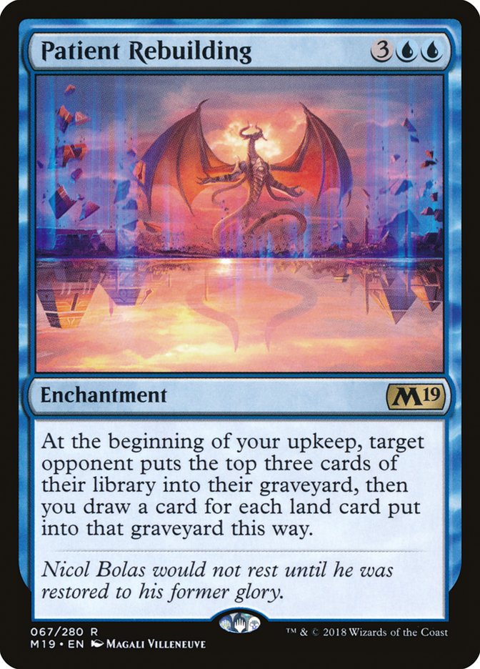 Patient Rebuilding [Core Set 2019] - Devastation Store | Devastation Store