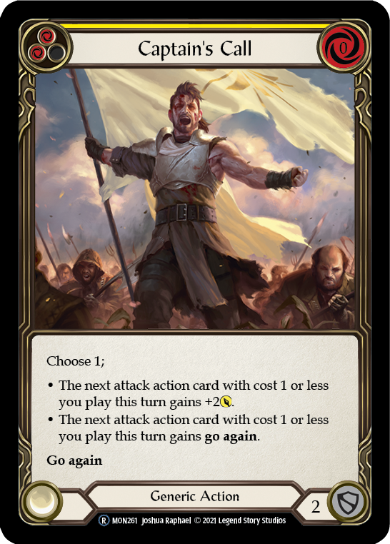 Captain's Call (Yellow) [U-MON261] Unlimited Edition Normal | Devastation Store