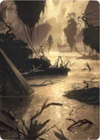 Murkwater Pathway Art Card [Zendikar Rising Art Series] | Devastation Store