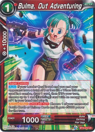 Bulma, Out Adventuring [BT10-012] | Devastation Store