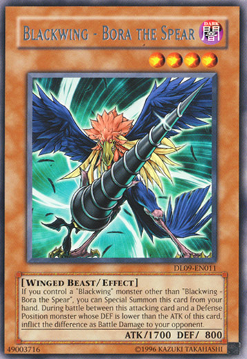 Blackwing - Bora the Spear (Silver) [DL09-EN011] Rare | Devastation Store
