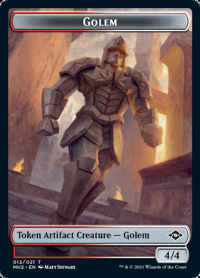 Golem Token [Modern Horizons 2 Tokens] | Devastation Store