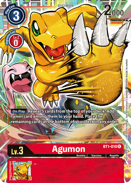 Agumon [BT1-010] (Dash Pack) [Release Special Booster Ver.1.0 Promos] | Devastation Store