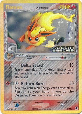 Flareon (5/113) (Delta Species) (Stamped) [EX: Delta Species] | Devastation Store