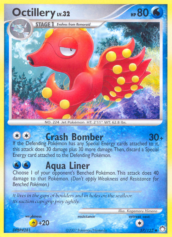 Octillery (57/123) [Diamond & Pearl: Mysterious Treasures] | Devastation Store