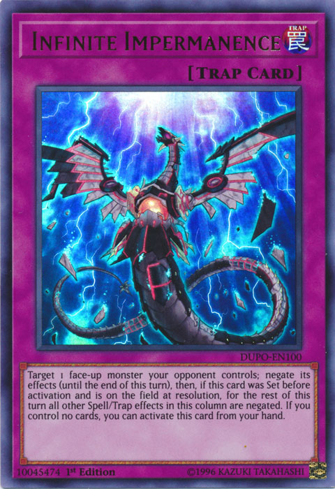 Infinite Impermanence [DUPO-EN100] Ultra Rare | Devastation Store