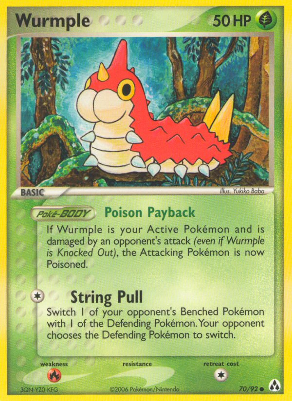 Wurmple (70/92) [EX: Legend Maker] | Devastation Store