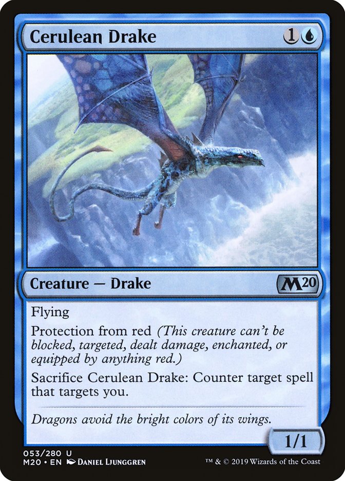 Cerulean Drake [Core Set 2020] | Devastation Store