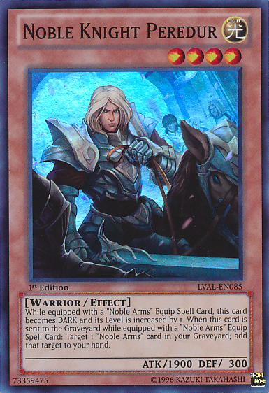 Noble Knight Peredur [LVAL-EN085] Super Rare | Devastation Store