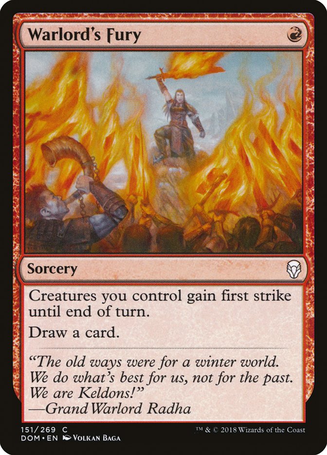 Warlord's Fury [Dominaria] - Devastation Store | Devastation Store
