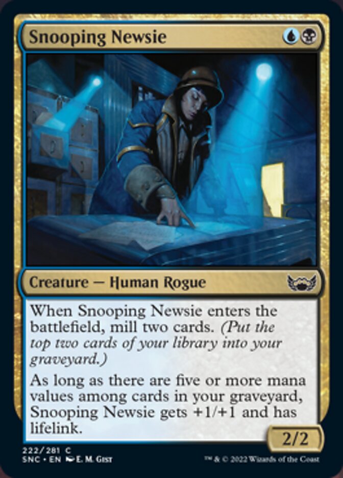 Snooping Newsie [Streets of New Capenna] | Devastation Store
