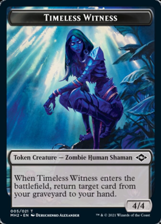 Timeless Witness Token [Modern Horizons 2 Tokens] | Devastation Store