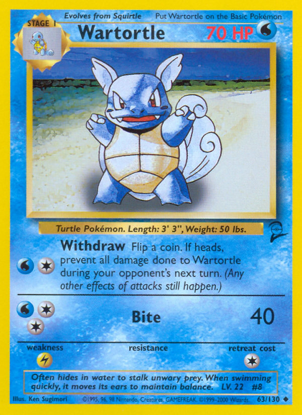 Wartortle (63/130) [Base Set 2] | Devastation Store