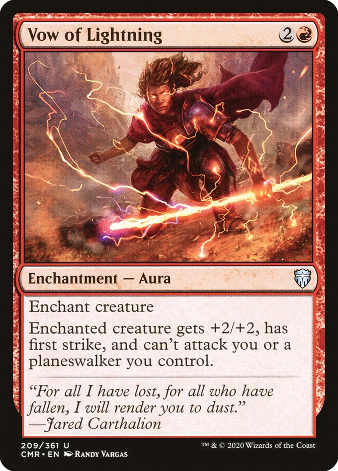 Vow of Lightning [Commander Legends] | Devastation Store