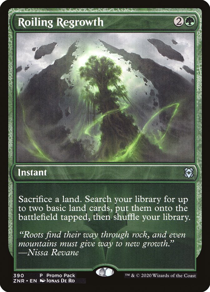 Roiling Regrowth (Promo Pack) [Zendikar Rising Promos] | Devastation Store