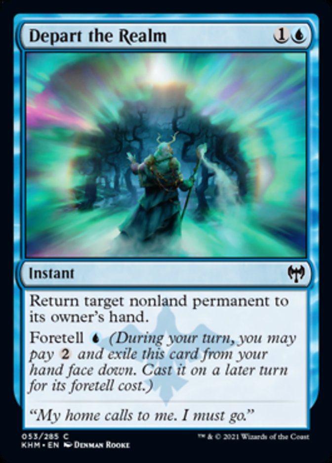 Depart the Realm [Kaldheim] | Devastation Store